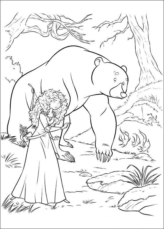 Plansa de colorat cu Neinfricata 25 30